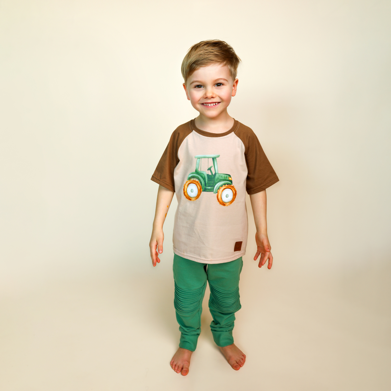 Spodnie rosnące z dzieckiem - Soczysta trawa