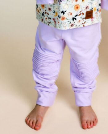 Spodnie rosnące z dzieckiem - Lawenda