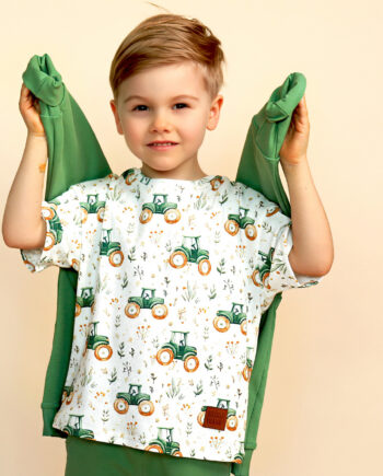 T-Shirt - Traktory Zielone