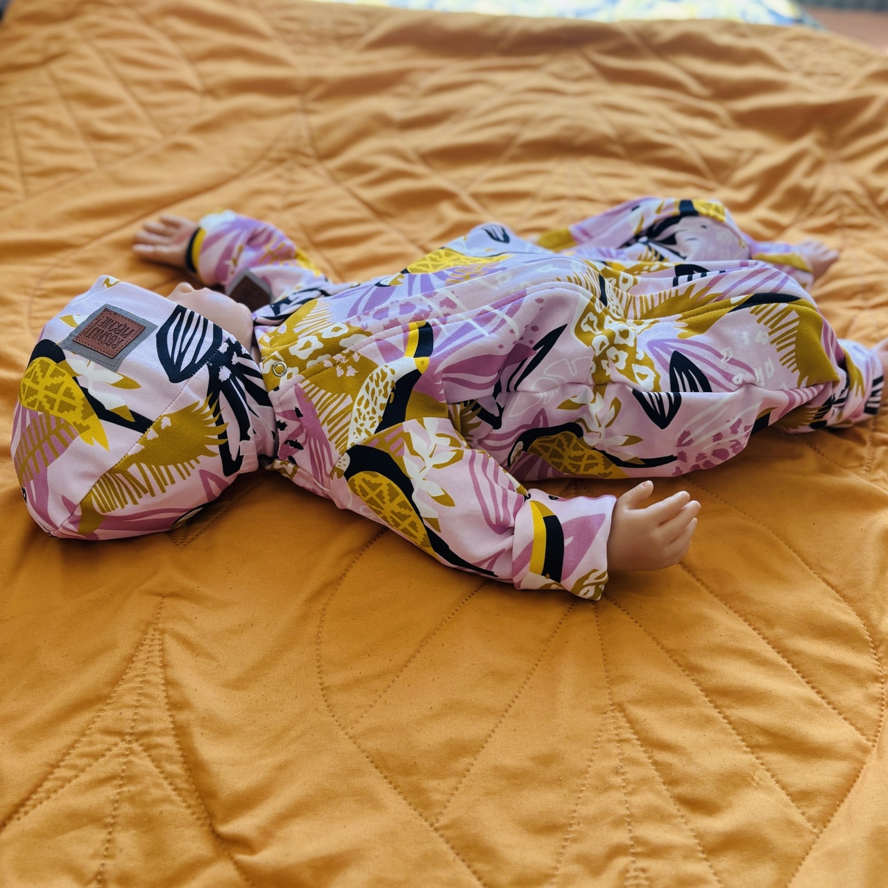 Rampers Mini - Tukany Różowe