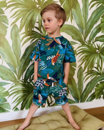 T-Shirt - Tukany Zielone